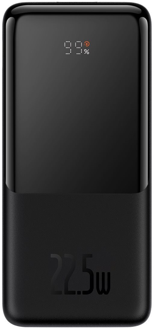 Baseus Elf Digital Display Fast Charge Power Bank 10000 mAh 22,5 W Black