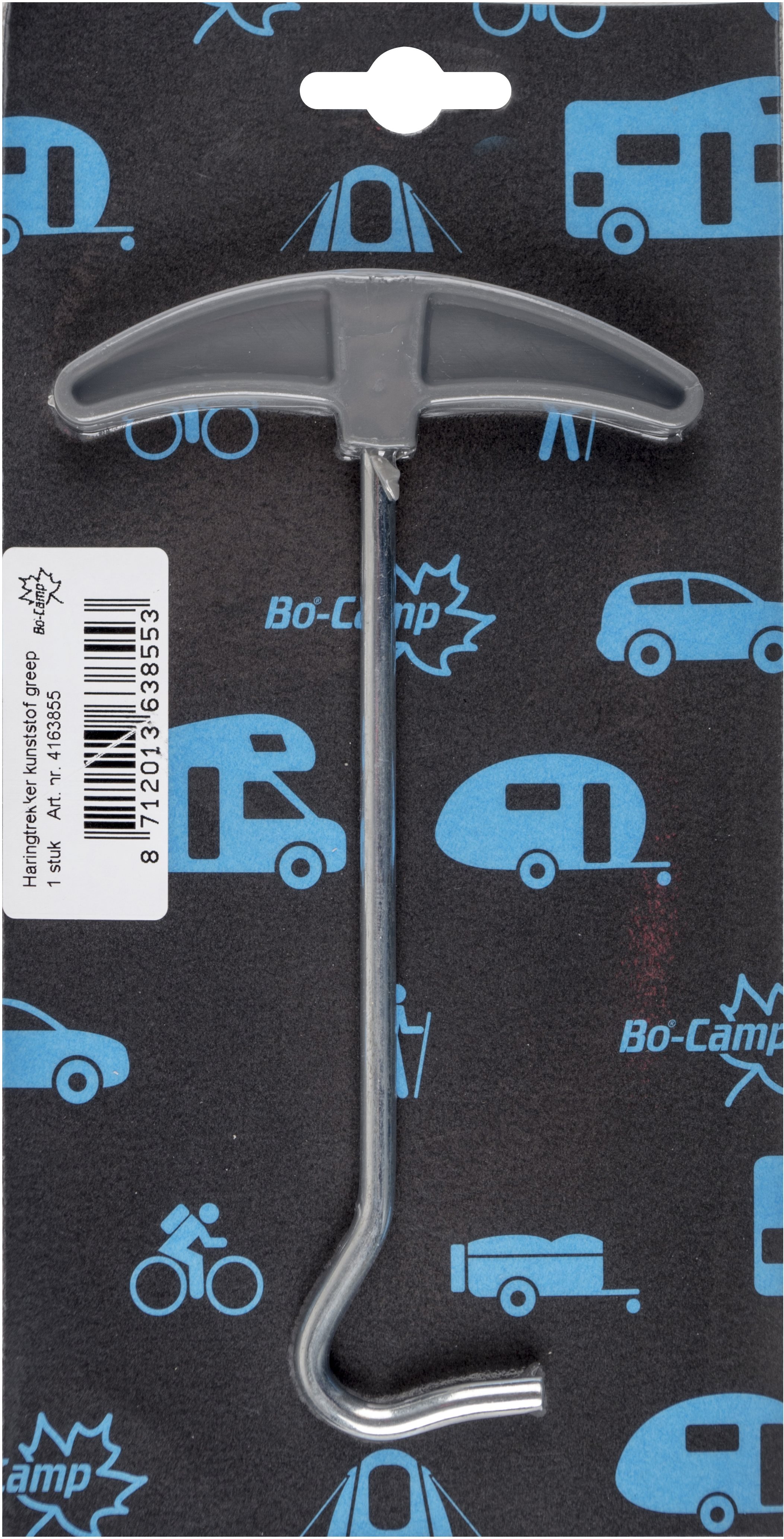 Bo-Camp Peg Lifter With Plastic Grip grey