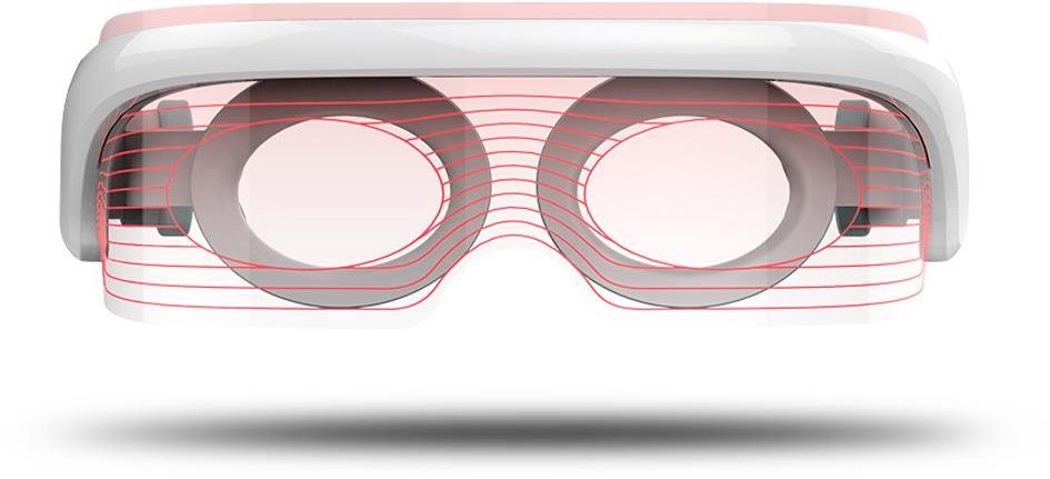 BeautyRelax Lightmask Compact fotonterápiás szemüveg