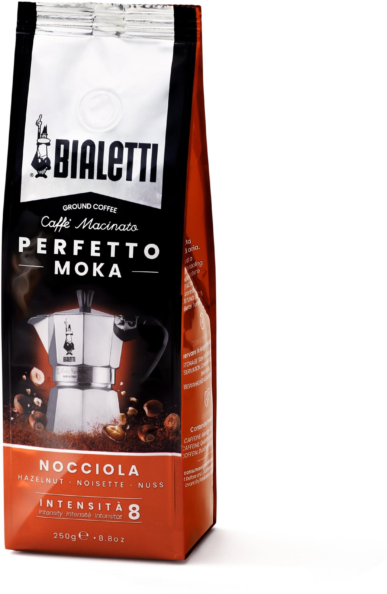 Kávé Bialetti Perfetto Moka Mogyoró 250g (őrölt kávé)