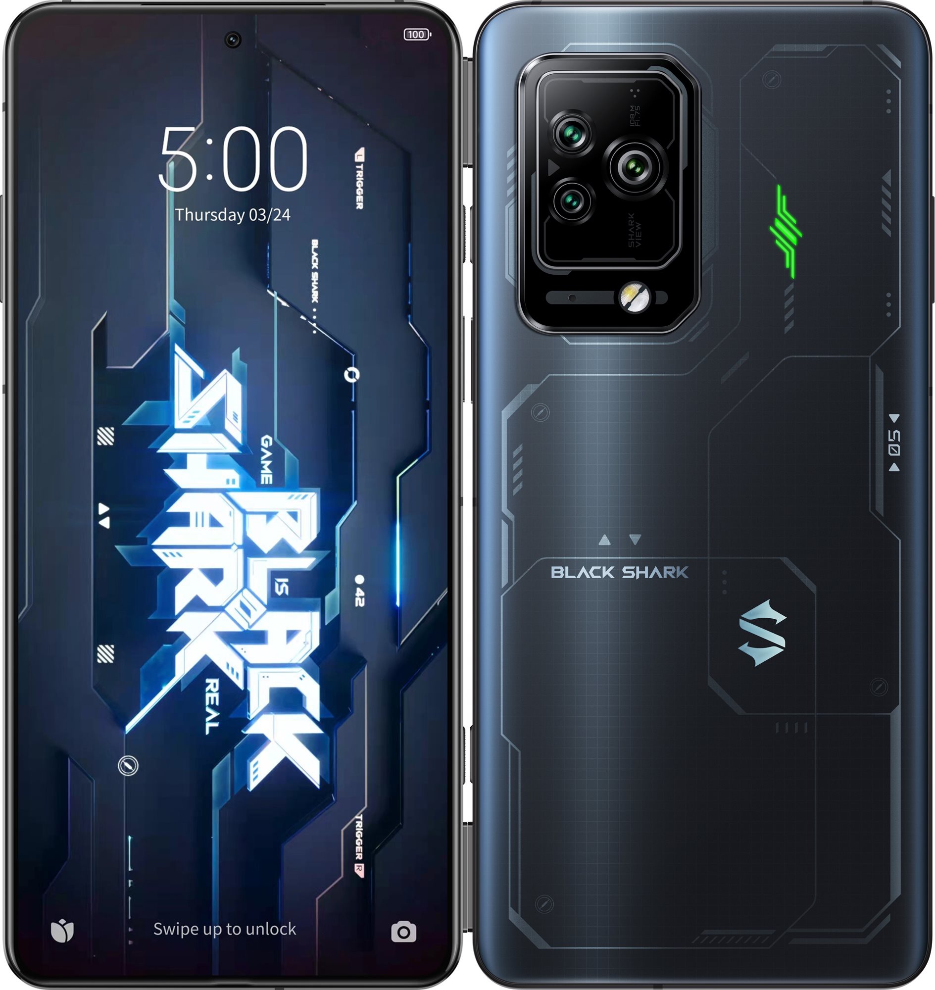 Mobiltelefon Black Shark 5 Pro 5G 12GB/256GB fekete