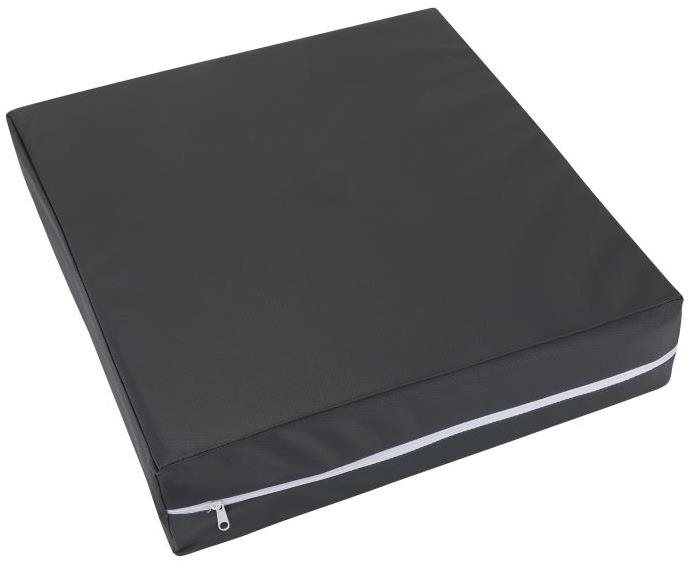 Bellatex Vízhatlan - 40 × 40 × 10 cm - cipzáras huzat - sötétszürke