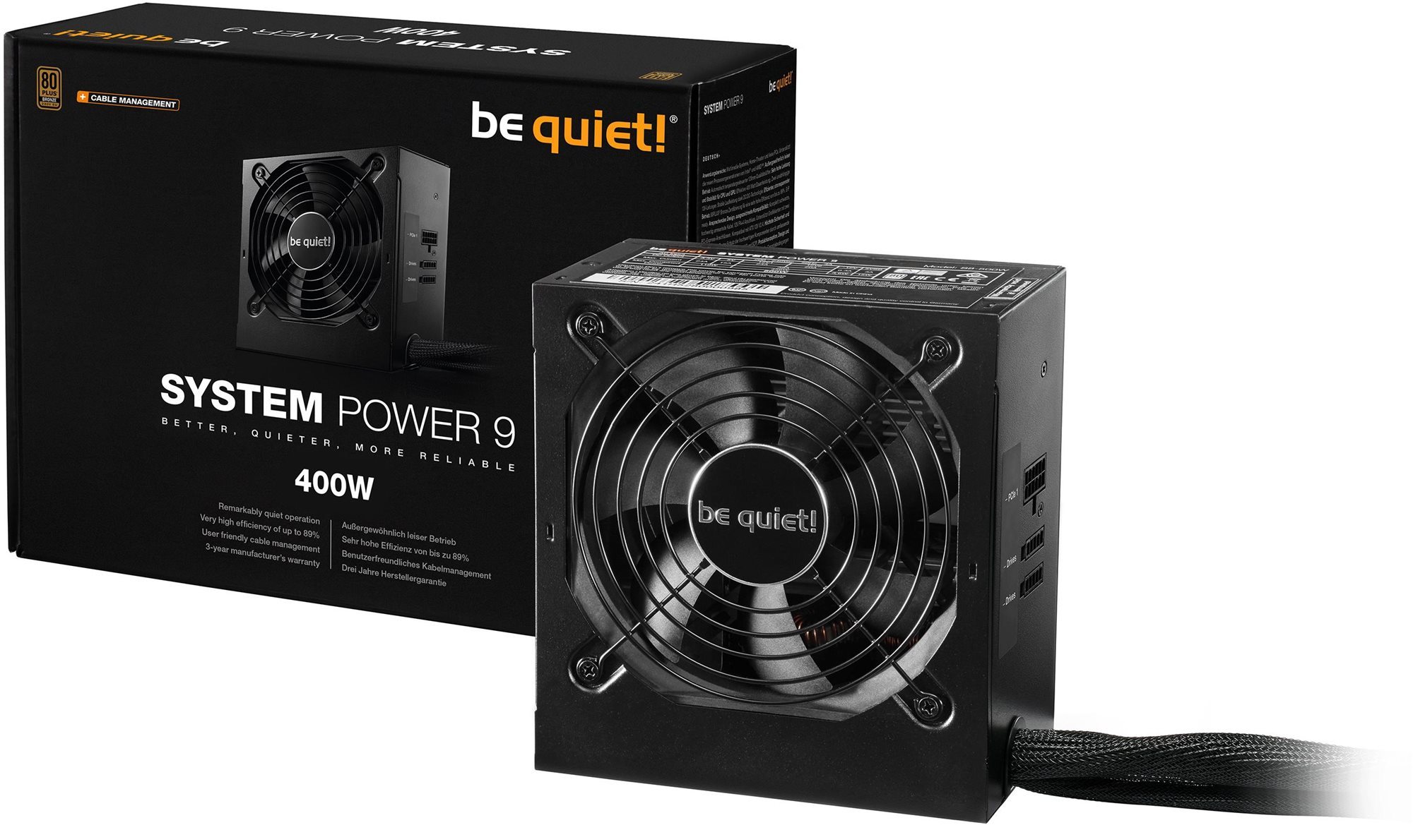 Be quiet! SYSTEM POWER 9 CM 400W