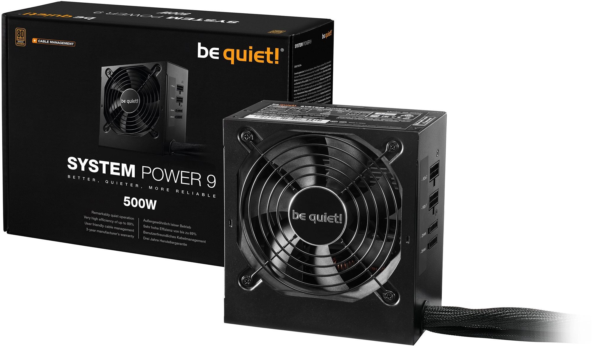 Be quiet! SYSTEM POWER 9 CM 500W