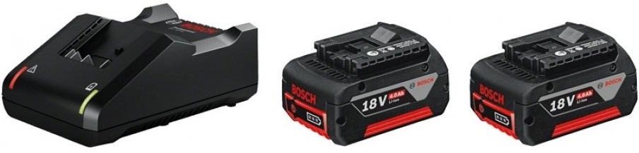 Bosch 2× GBA 18V 4.0Ah + GAL 18V-40