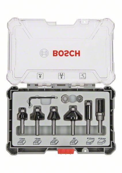 Bosch Trim & Edging Alakmaróbetét-készlet 8 mm-es szárral