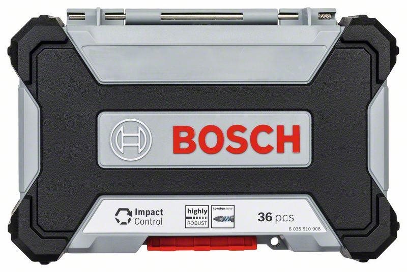 Bosch 36 darabos Pick and Click Impact Control dugókulcs és csavarbitkészlet