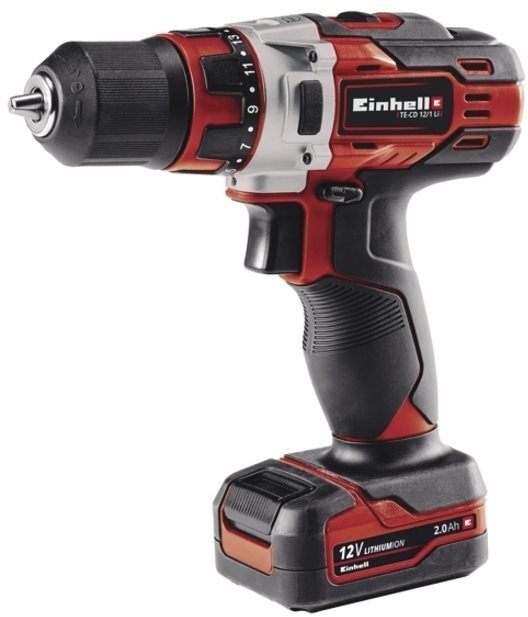 Einhell Akkus fúrógép TE-CD 12/1 Li (2x2,0 Ah)