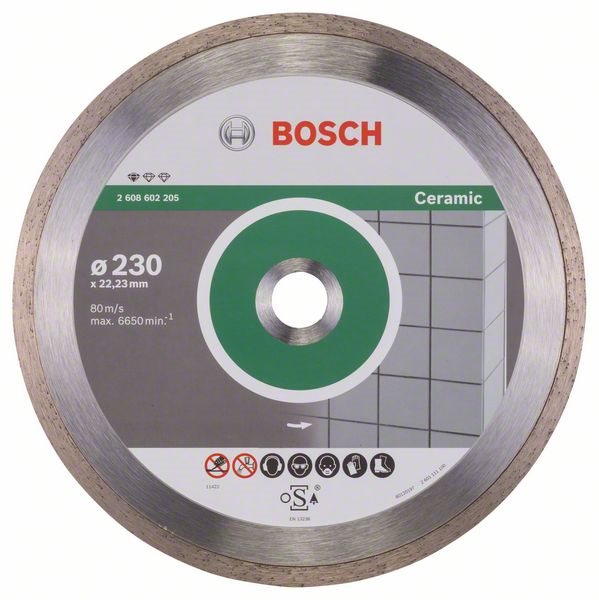 BOSCH Standard for Ceramic 230x22,23x1.6x7mm,