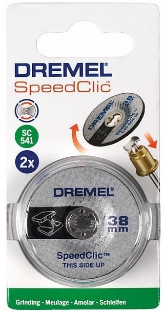 DREMEL SpeedClic - csiszolótárcsa üvegszálas csiszoláshoz, 38 mm