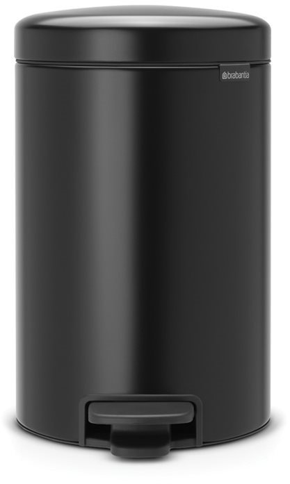 Brabantia newIcon pedálos szemeteskosár, 12L, fekete