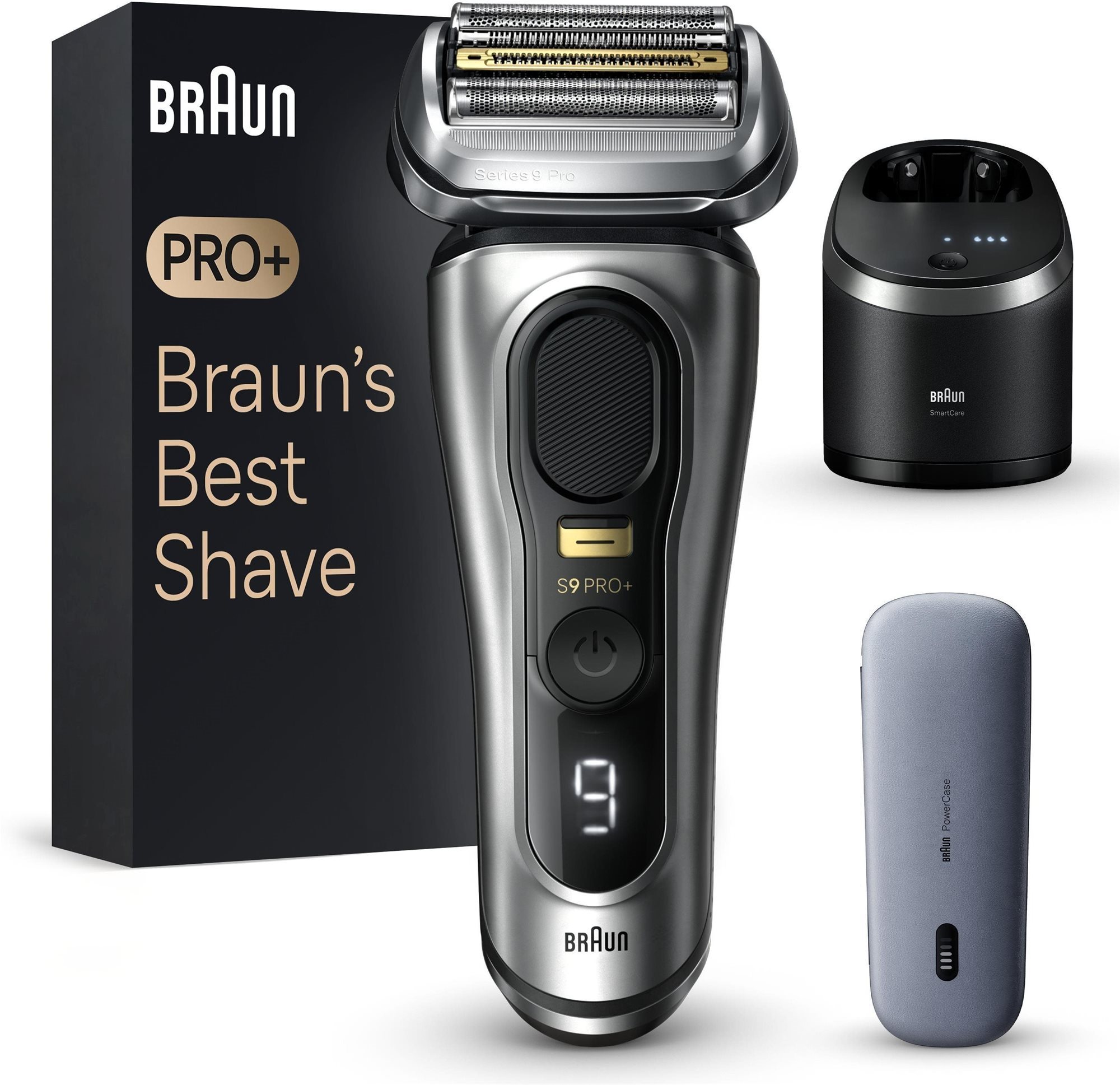 Braun Series 9 PRO+, Wet&Dry, 9577cc, stříbrný
