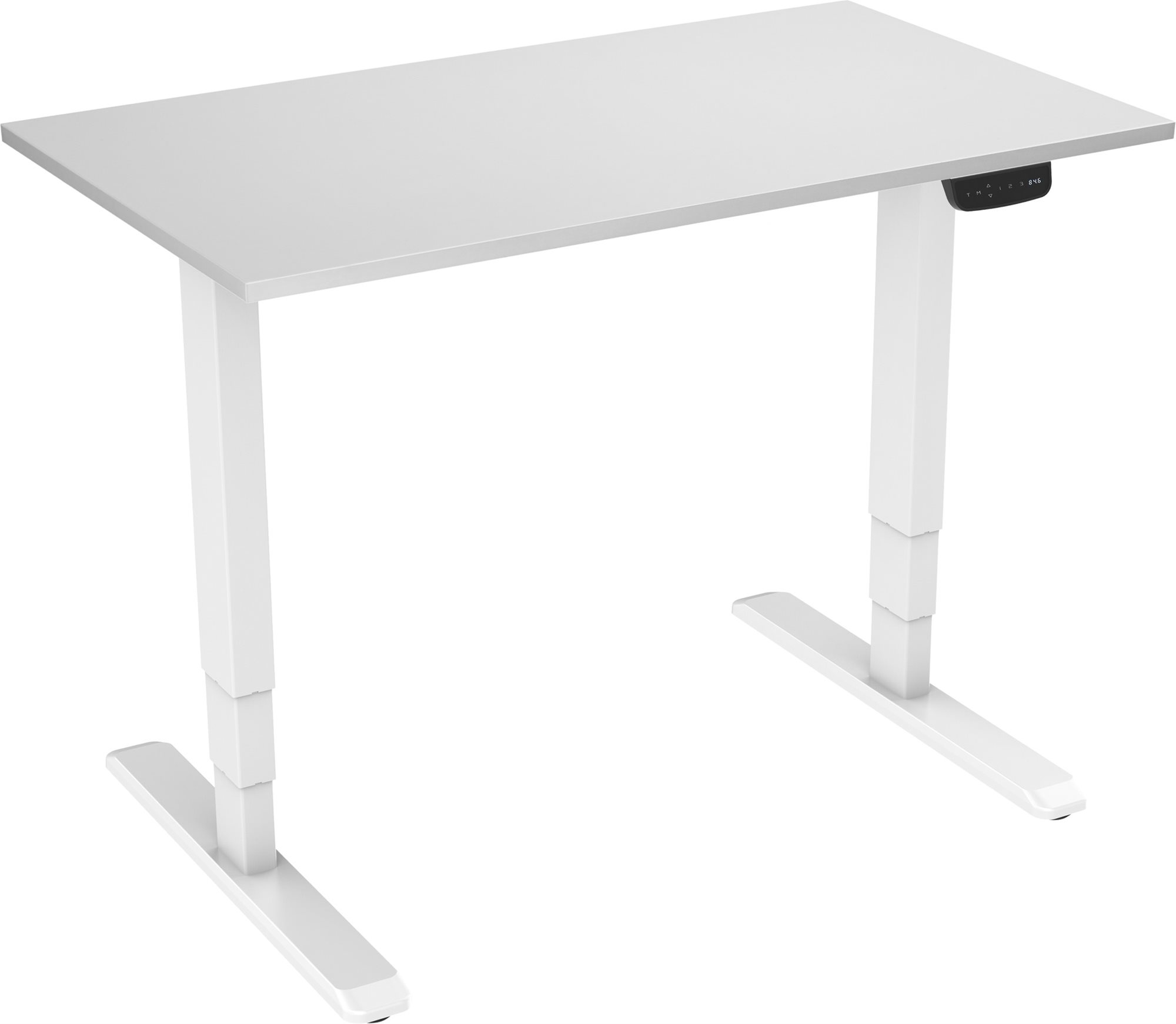 AlzaErgo Table ET1 NewGen fehér + TTE-12 120x80cm fehér laminált asztallap