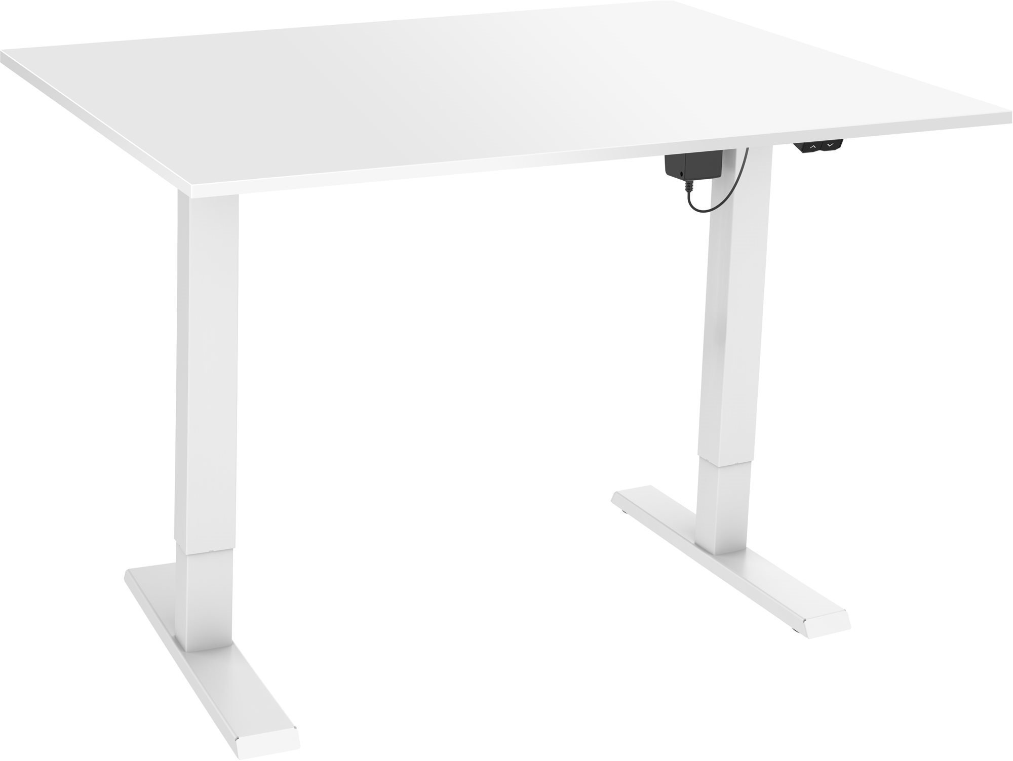 AlzaErgo Table ET2.1 fehér + TTE-03 160x80 cm-es lap, fehér laminátum