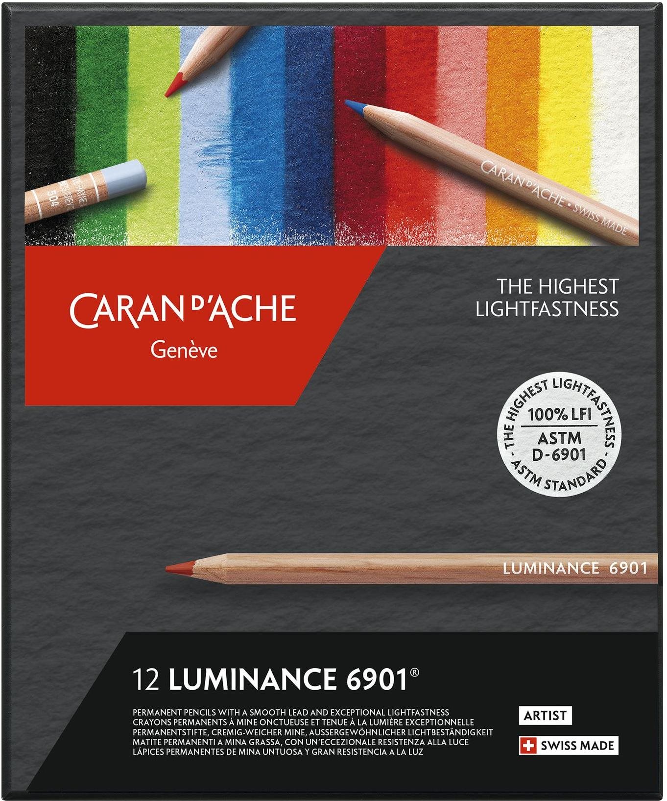 CARAN D'ACHE Luminance 6901 12 barev