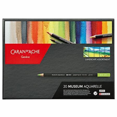 CARAN D'ACHE Museum Aquarelle Landscape 20 barev