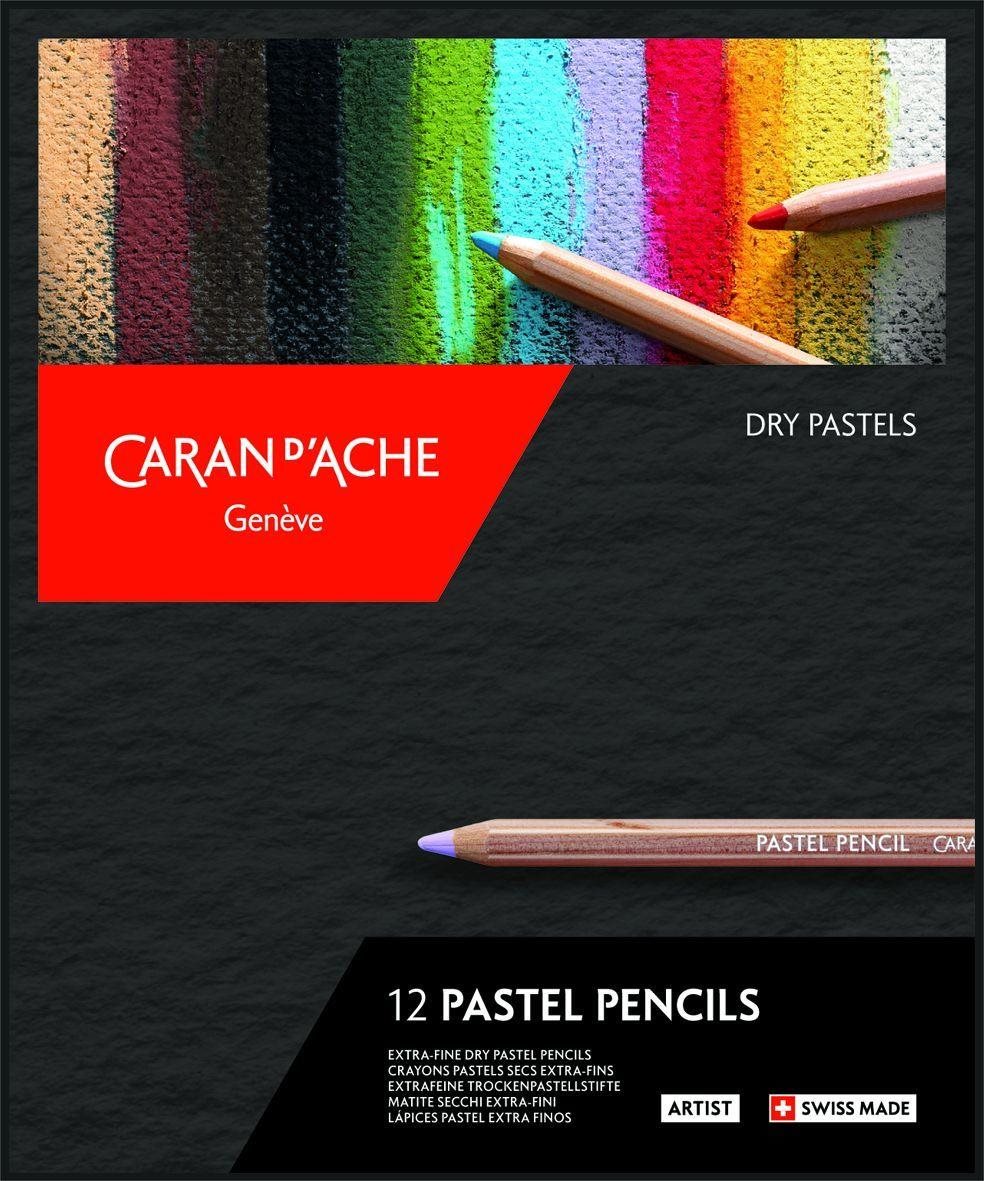 CARAN D'ACHE Umělecké pastely v tužce 12 barev