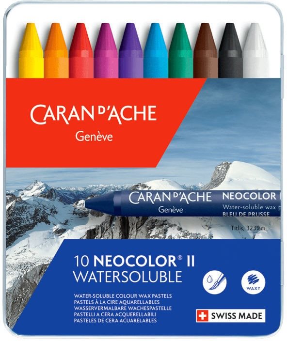 CARAN D'ACHE Neocolor II 10 barev