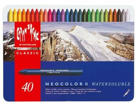 CARAN D'ACHE Neocolor II 40 barev