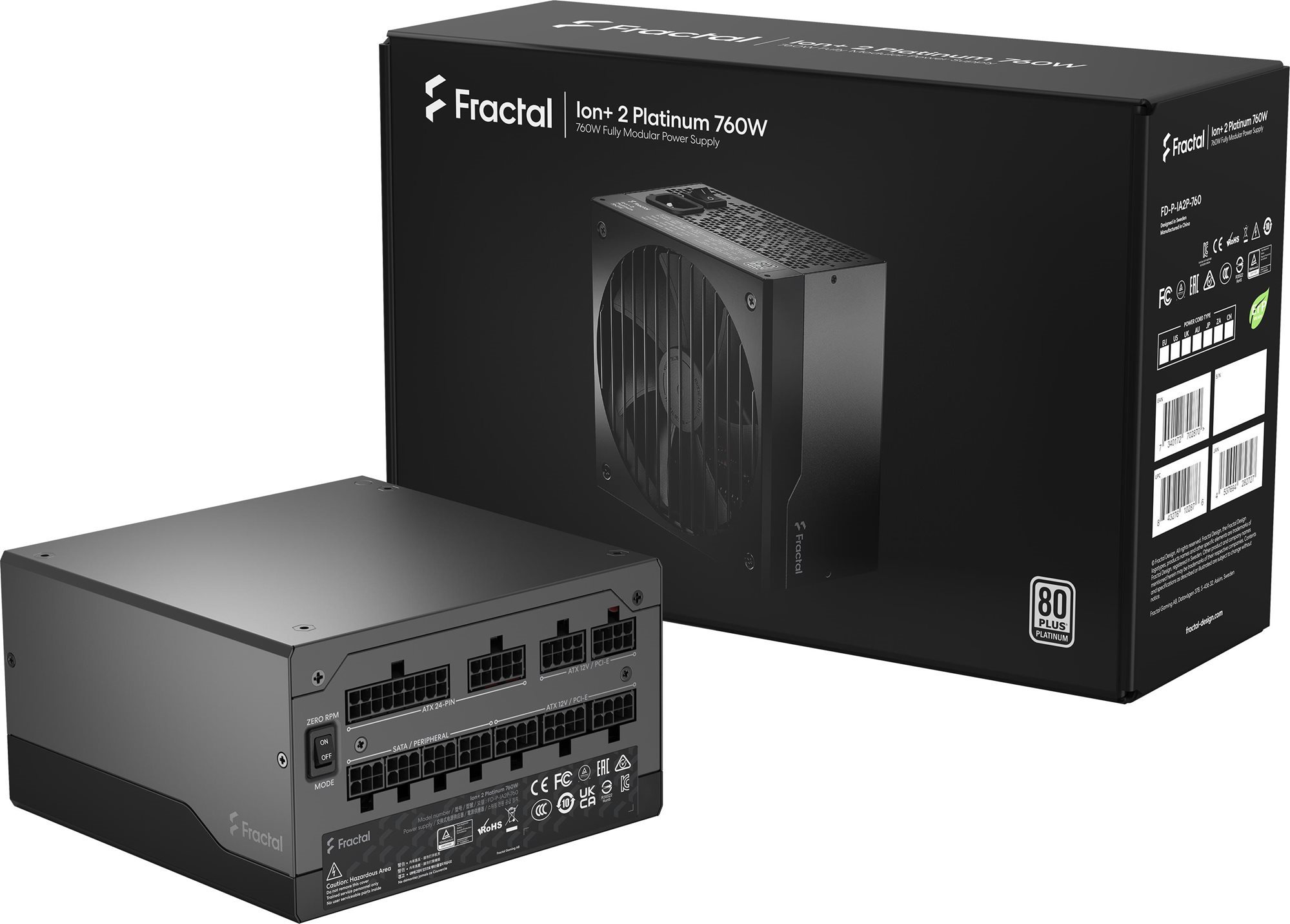 PC tápegység Fractal Design Ion+ 2 Platinum 760W