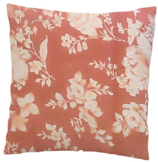 Chanar Povlak na polštářek Květy červené 40×40 cm