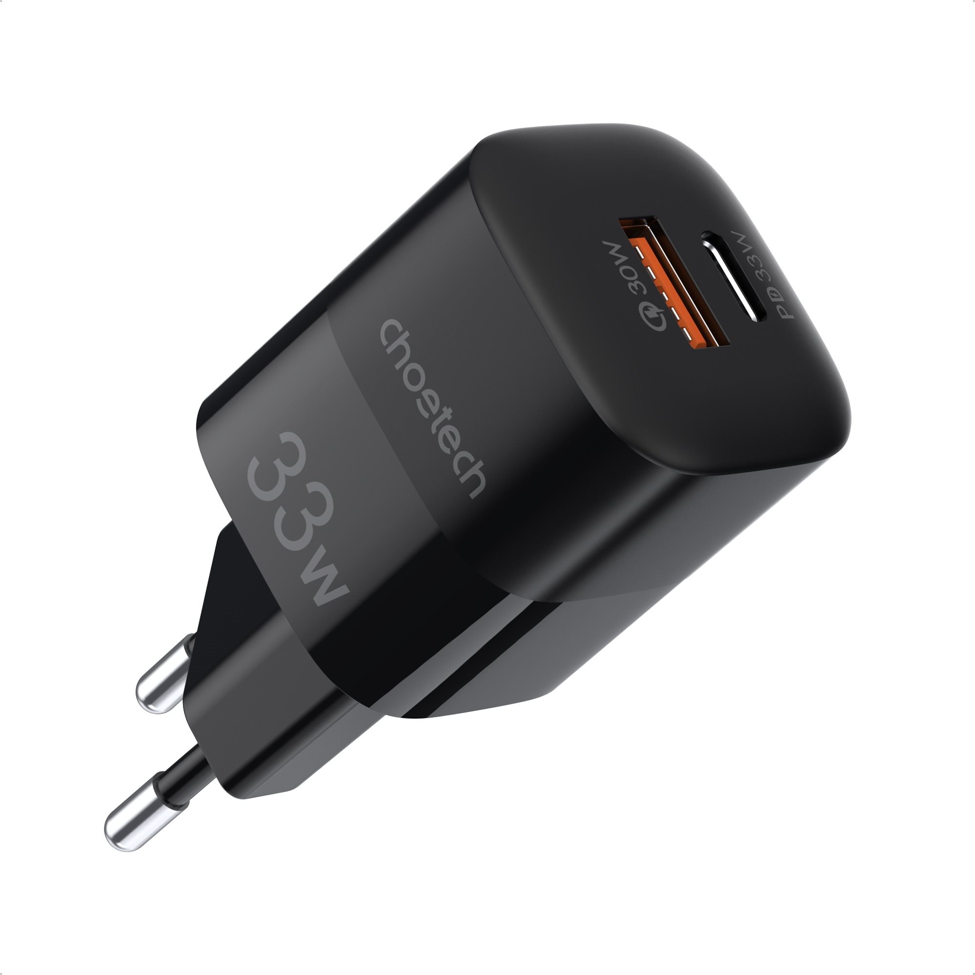 ChoeTech PD33w A+C Wall Charger - Black