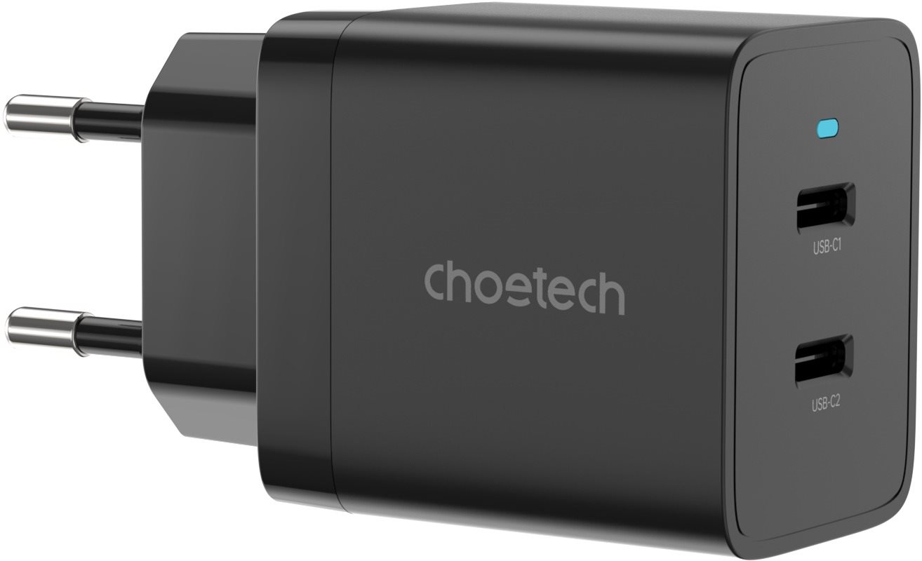 ChoeTech Mini Dual Type-C PD40W Wall Charger