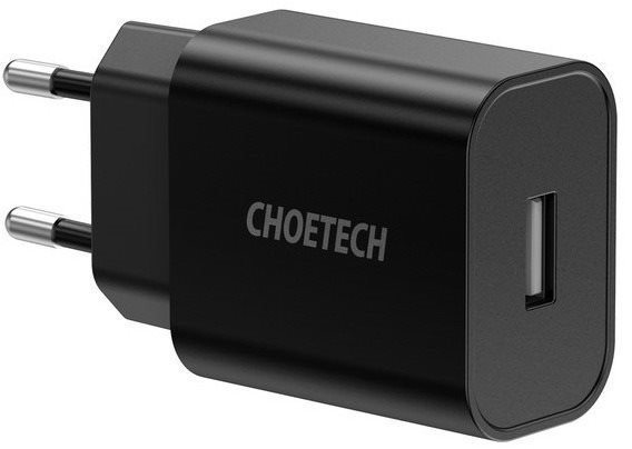 ChoeTech Smart USB Wall Charger 12W Black