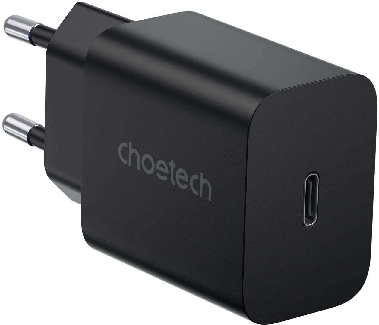 ChoeTech USB-C PD 20W Wall Charger Black
