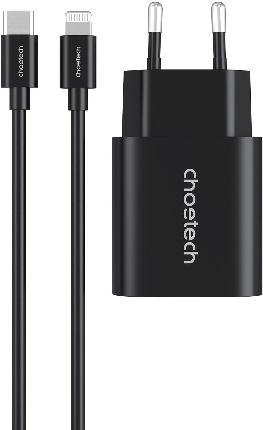 Choetech PD20W Type-C Wall Charger+ MFI Type-C to Lightening Cable