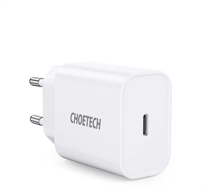 Choetech PD 20W Type-C (USB-C) Wall Charger White
