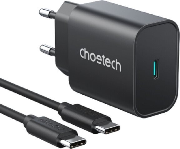 Choetech Quick Charger 25W for Samsung + USB-C 2m Cable