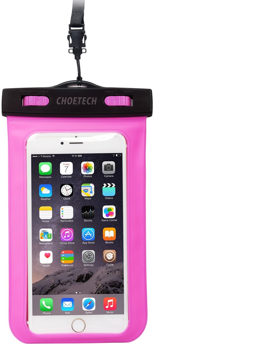 ChoeTech rózsaszín vízálló telefontok