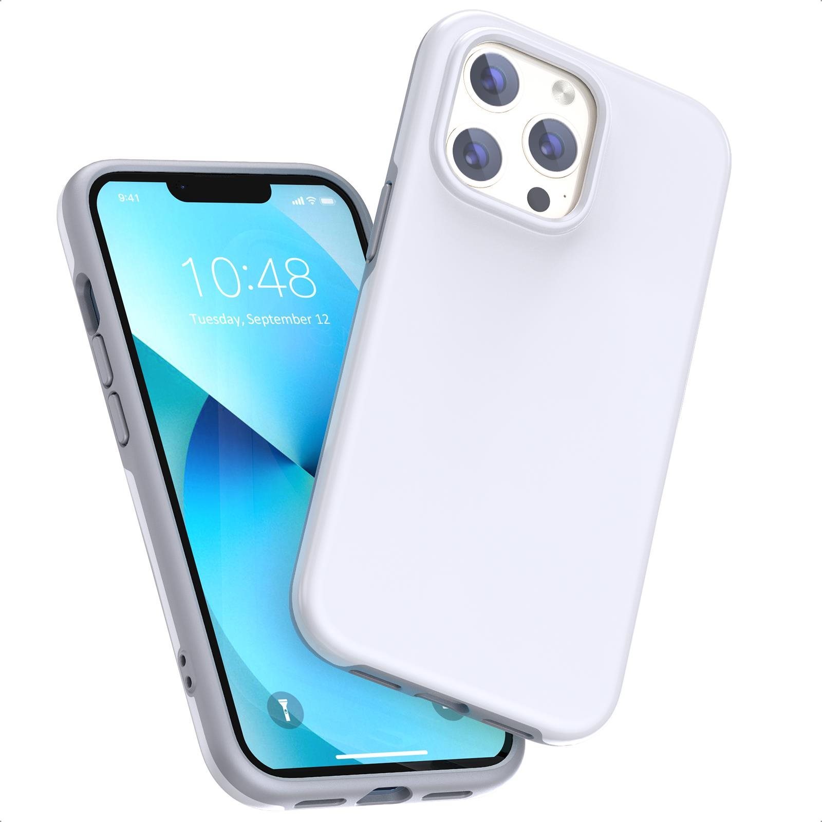 Choetech iPhone 13 Pro MFM PC+TPU fehér tok