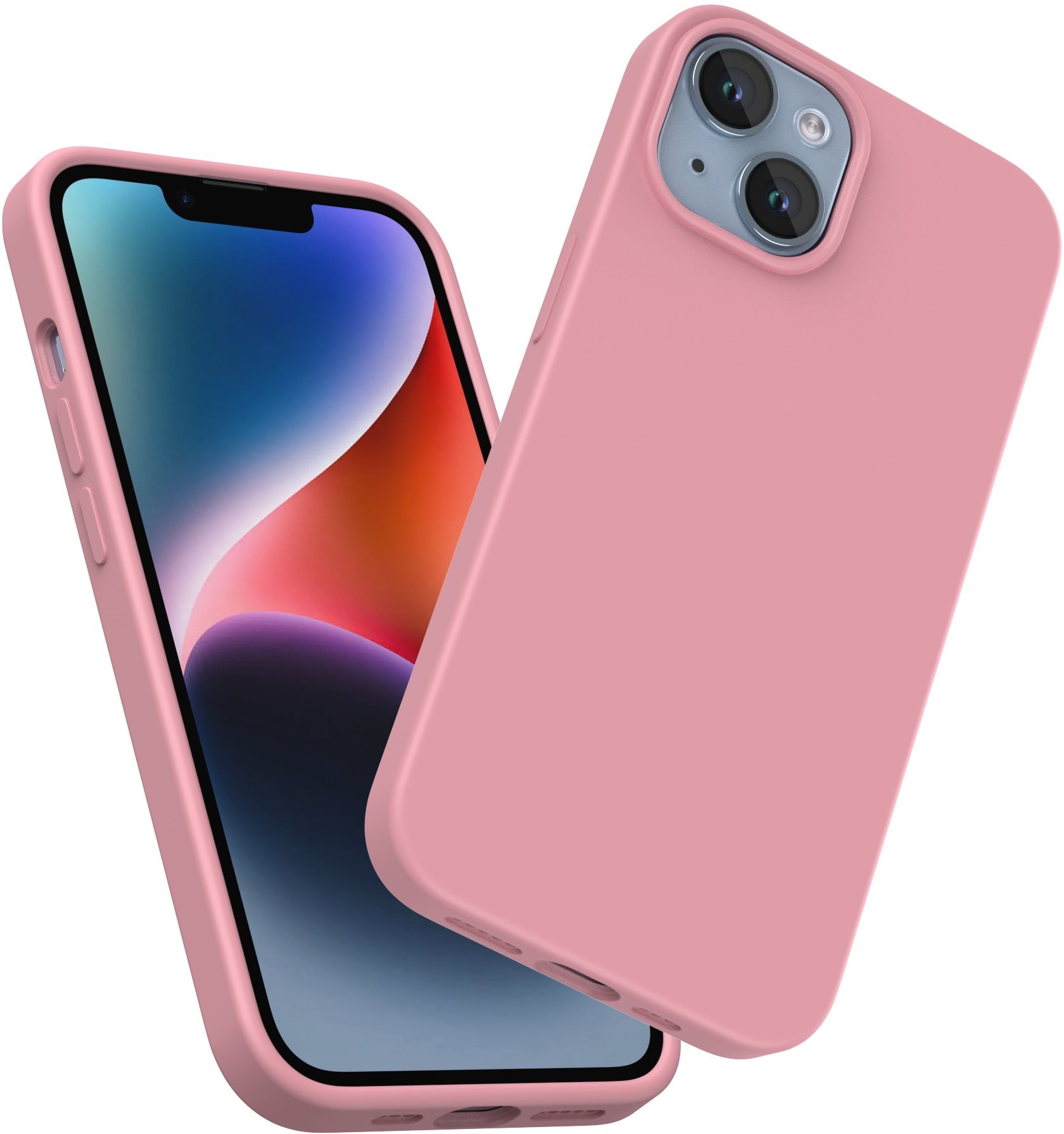 ChoeTech iPhone 14 rózsaszín mágneses tok