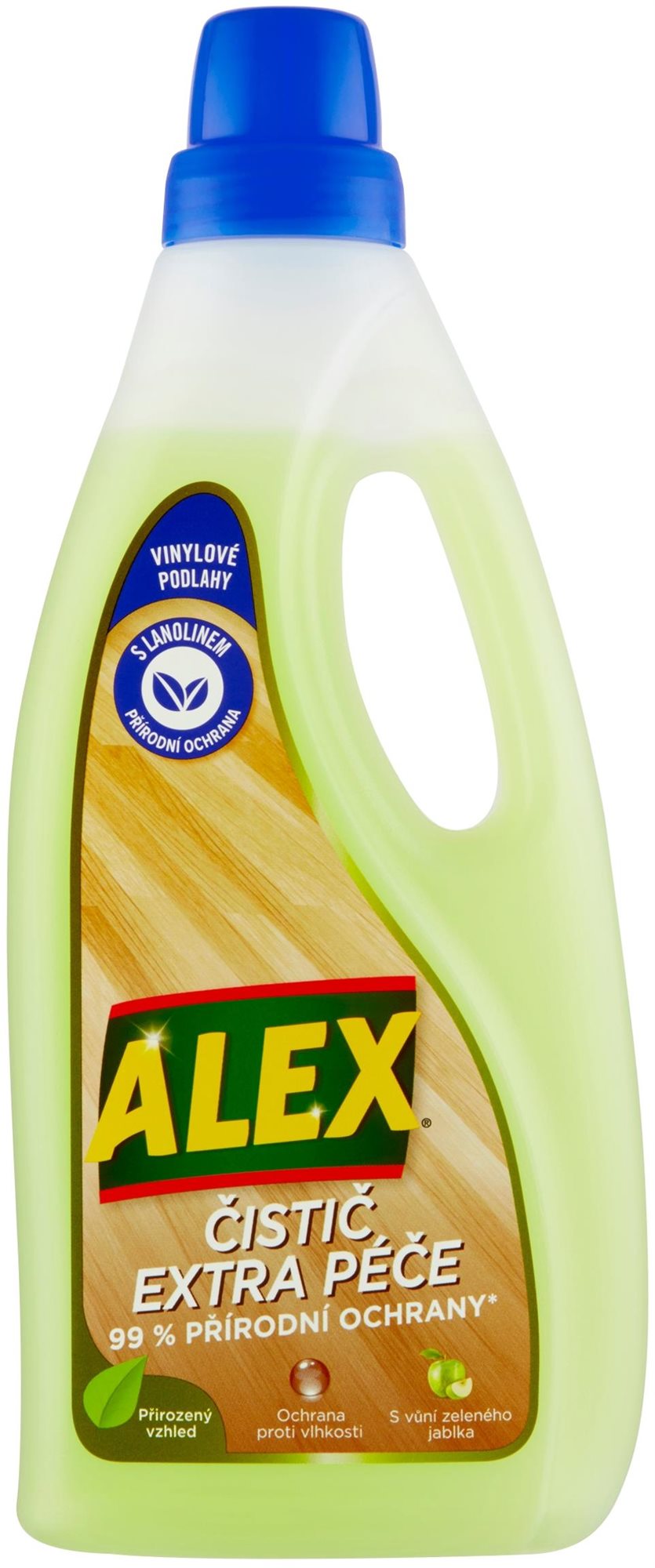 Padlótisztító ALEX Extra ápoló tisztítószer zöld alma illattal 750 ml