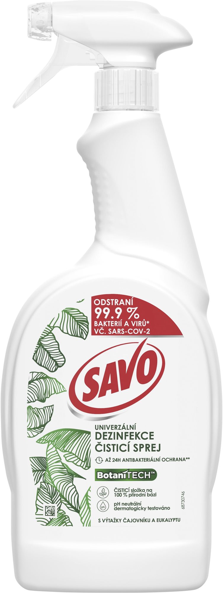 Fertőtlenítő Savo Botanitech tisztító- és fertőtlenítő 700 ml