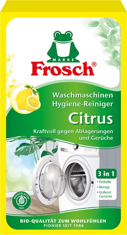 FROSCH ÖKO mosógép tisztító, citrus, 250 g