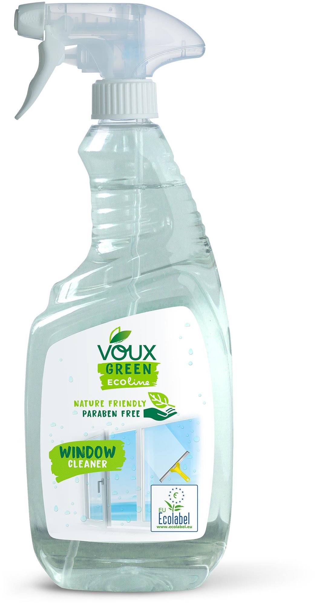 Környezetbarát tisztítószer VOUX Green Ecoline ablak- és üvegtisztító szer 750 ml