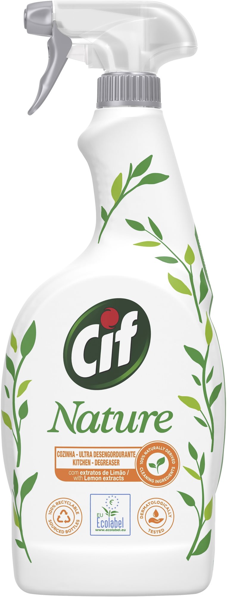 Környezetbarát tisztítószer CIF Nature konyhai tisztítószer 750 ml