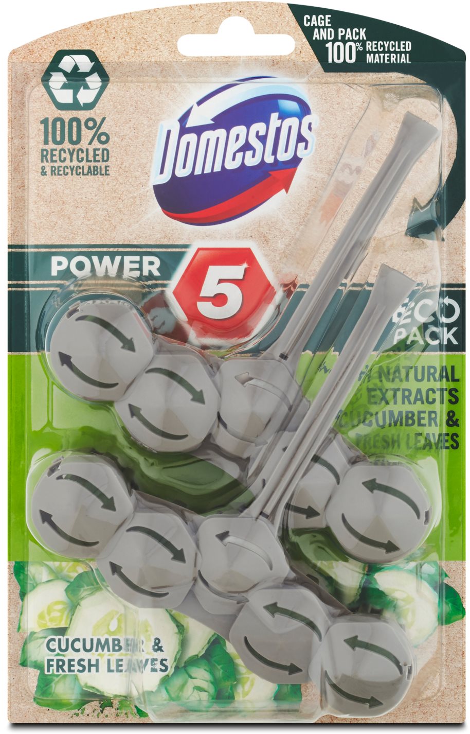 DOMESTOS Power 5 Cucumber 2× 55 g