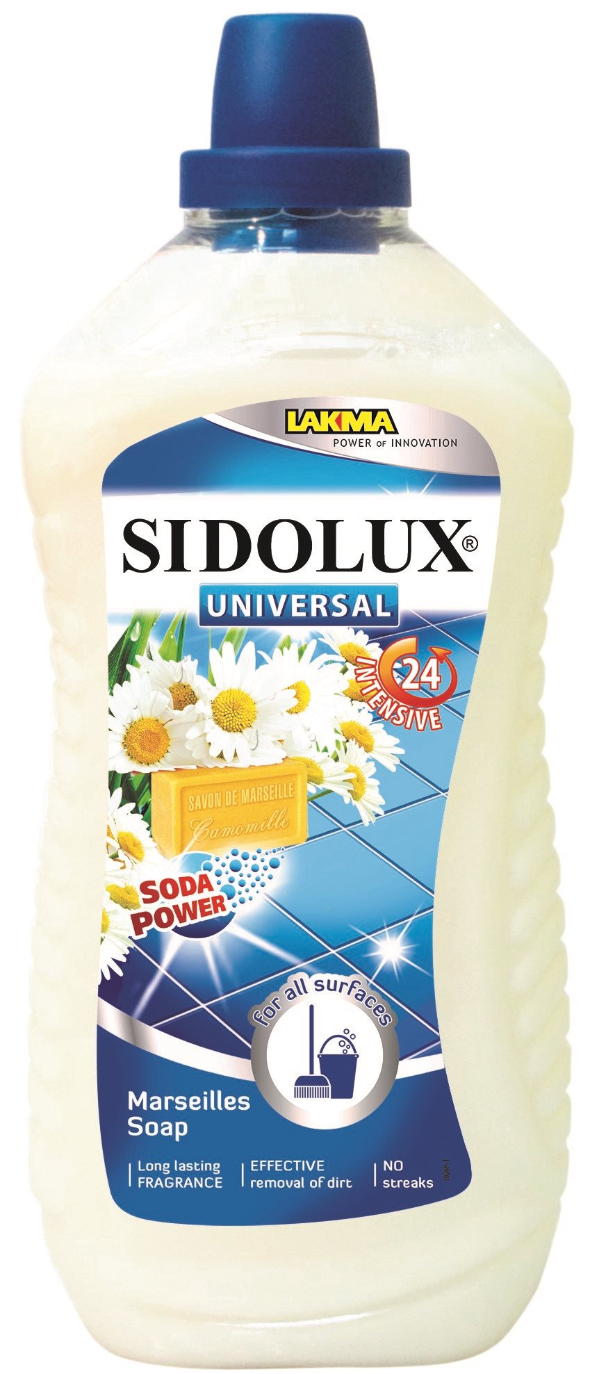 Padlótisztító SIDOLUX Universal Soda Power Marseille Soap 1 l