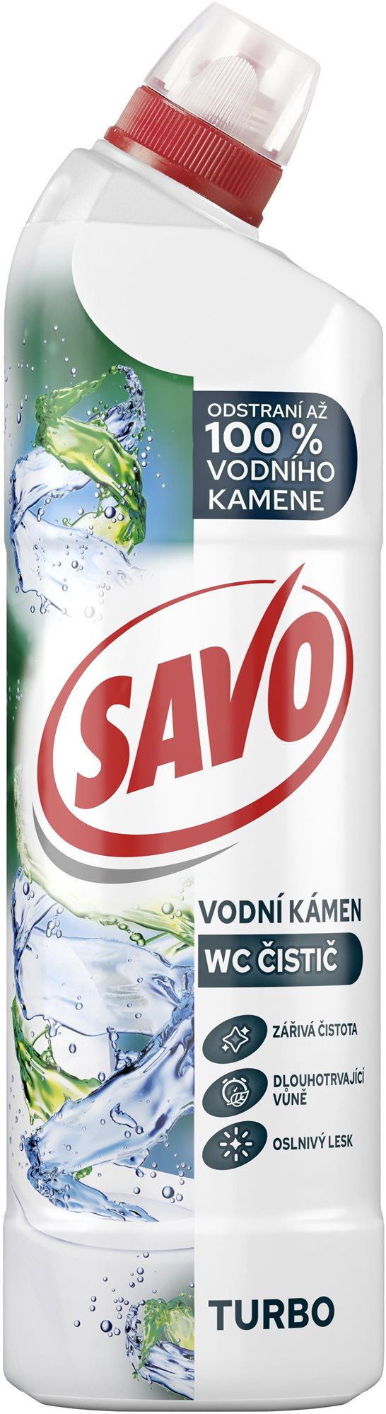 WC gél SAVO Turbo vízkőoldó WC gél 700 ml