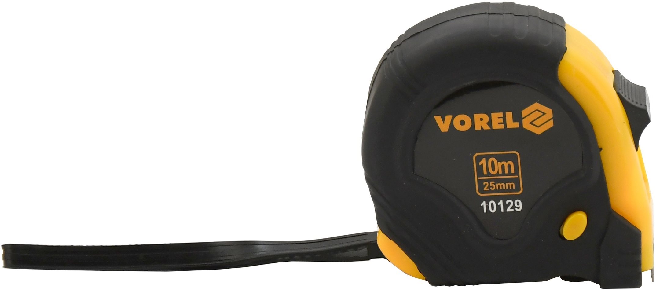 Mérőszalag Vorel mérőszalag, 10 m x 25 mm, sárga - fekete színű