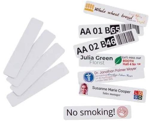 COLOP e-mark PVC samolepící kartička 80 x 18 mm 1 balení = 50 ks (pro e-mark, GO)