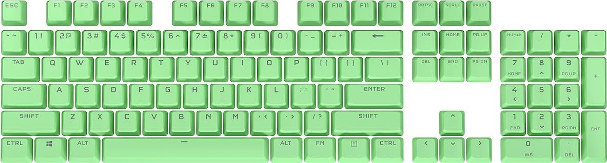 Corsair PBT Double-shot Pro Keycaps Mint Green