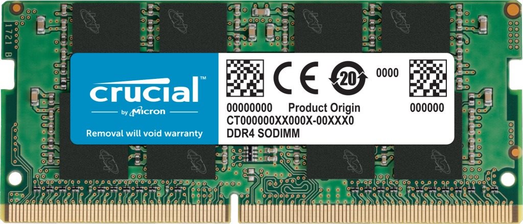 Crucial SO-DIMM 16GB DDR4 2400MHz CL17 Dual Ranked