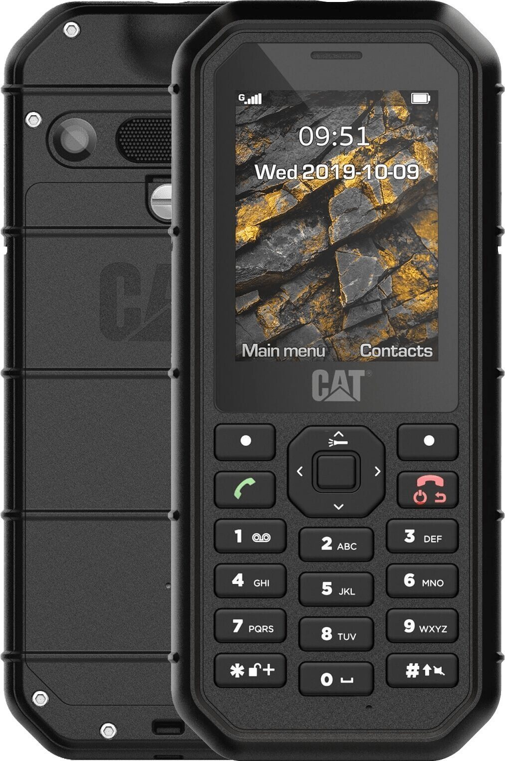 CAT B26 Dual SIM, fekete