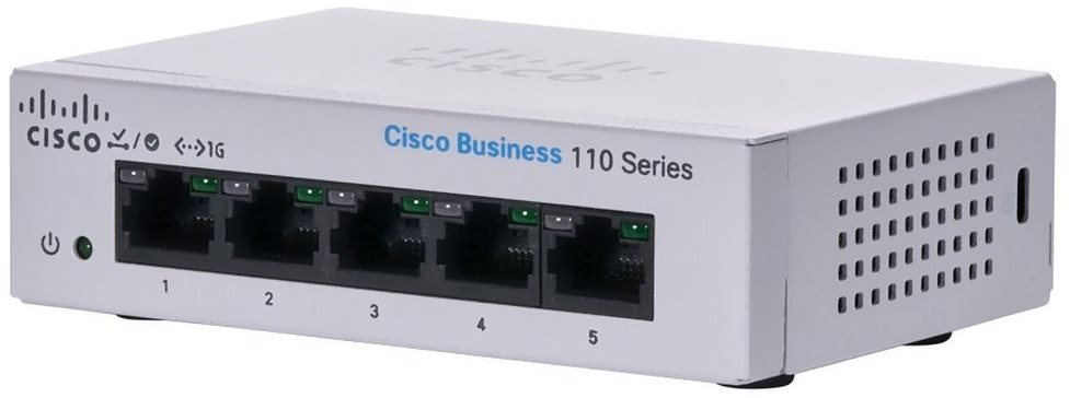 CISCO CBS110 Unmanaged 5-port GE, Desktop, Ext PS
