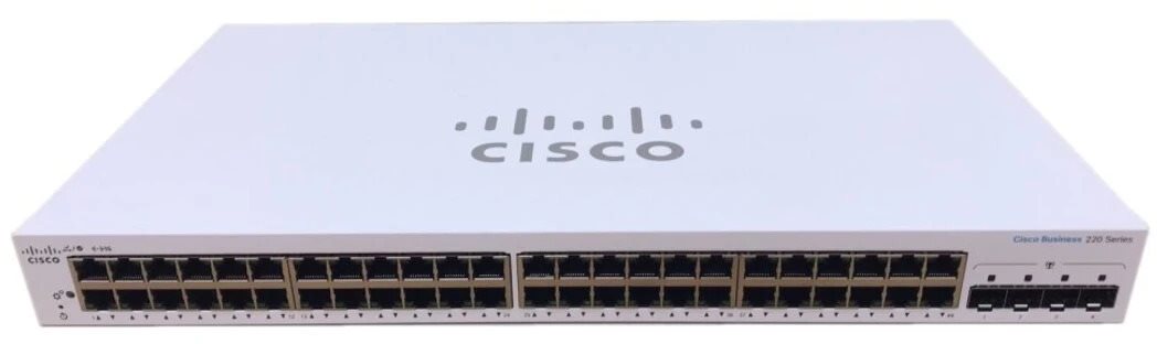CISCO CBS220 Smart 48-port GE, 4× 1G SFP